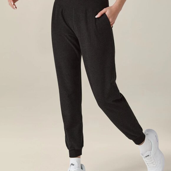 Beyond Yoga Spacedye Midi Jogger size L Darkest Night - Picture 2 of 6